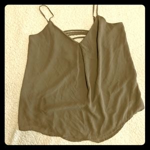 Flowy Olive green tank top